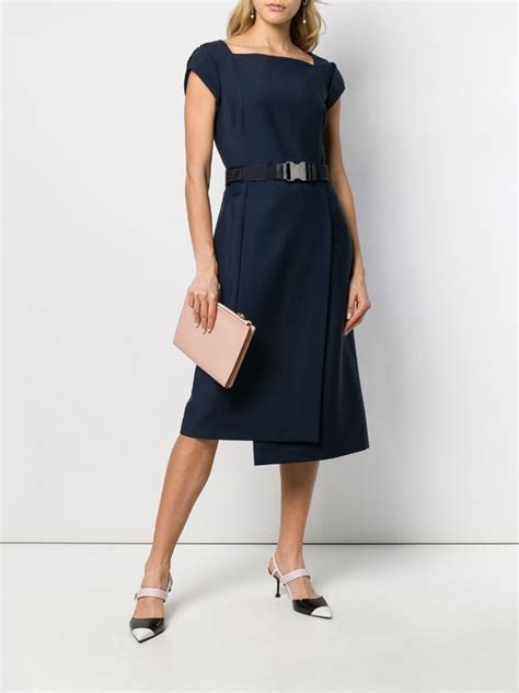 blue fendi dress|blue Fendi belt.